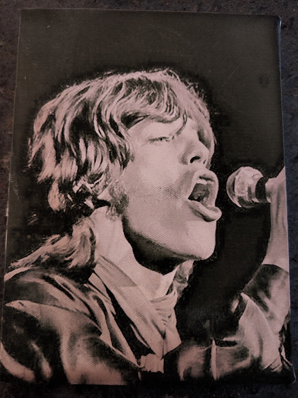 7x 9 Inch Vintage Style Singer Portrait Wall Art